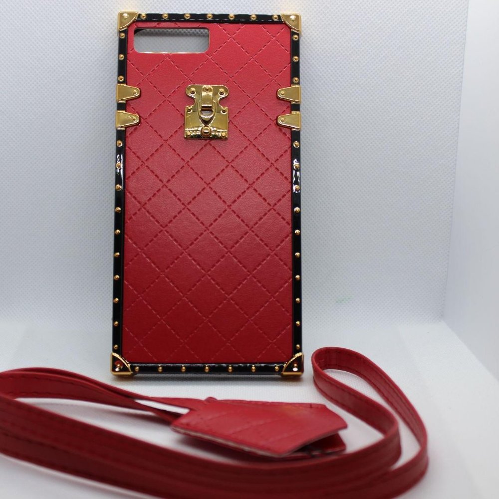 Luxury Red Diamond pattern For iPhone